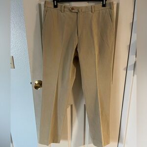 Loro Piana 100% Cotton Men’s Pants Size 54 Fit 36x33 Made In Italy